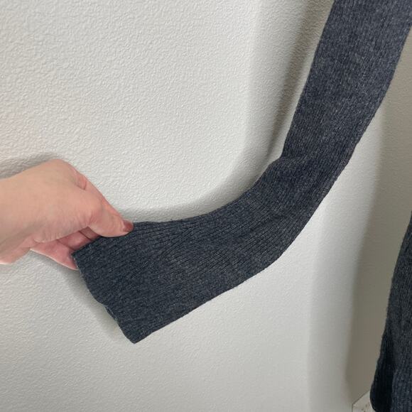Madewell Bell-sleeve Turtleneck Sweater-Dress Gray | XS - Picture 6 of 7